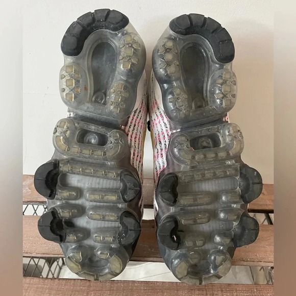 Nike Air VaporMax FK 3 GS White Dynamic Yellow - BQ5238 102 - Size: 6Y /… - Picture 5 of 7